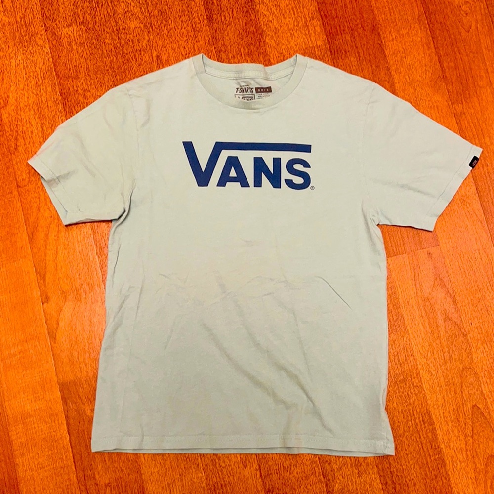 Mint Vans tee boys size XL